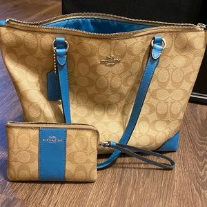 Coach bag and wristlet